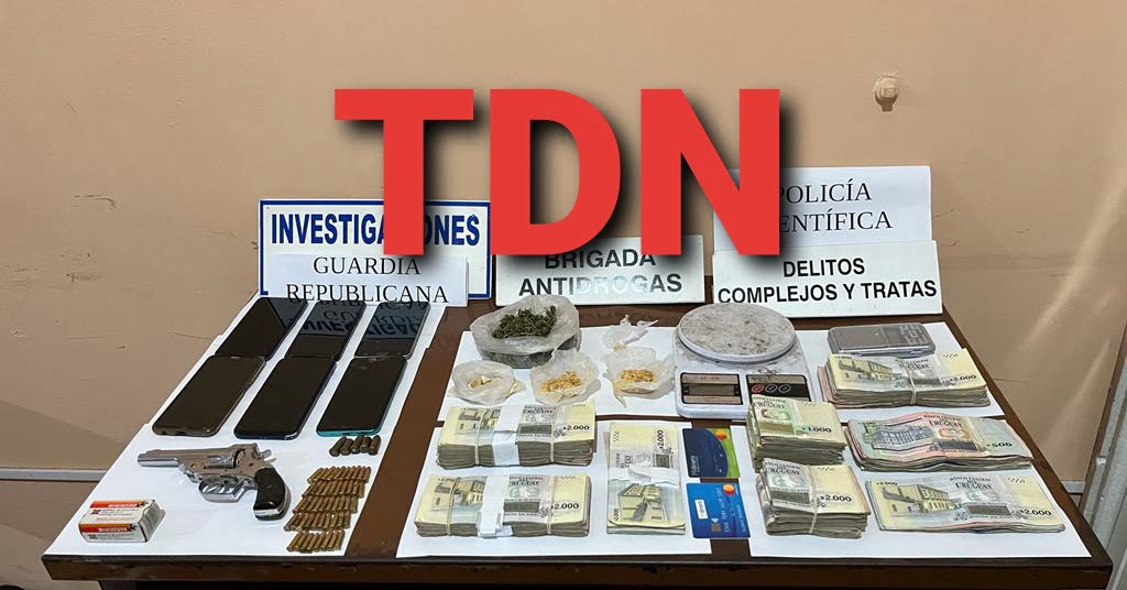 URGENTE Golpe al narcotráfico en Salto, incautaron drogas, 250 mil